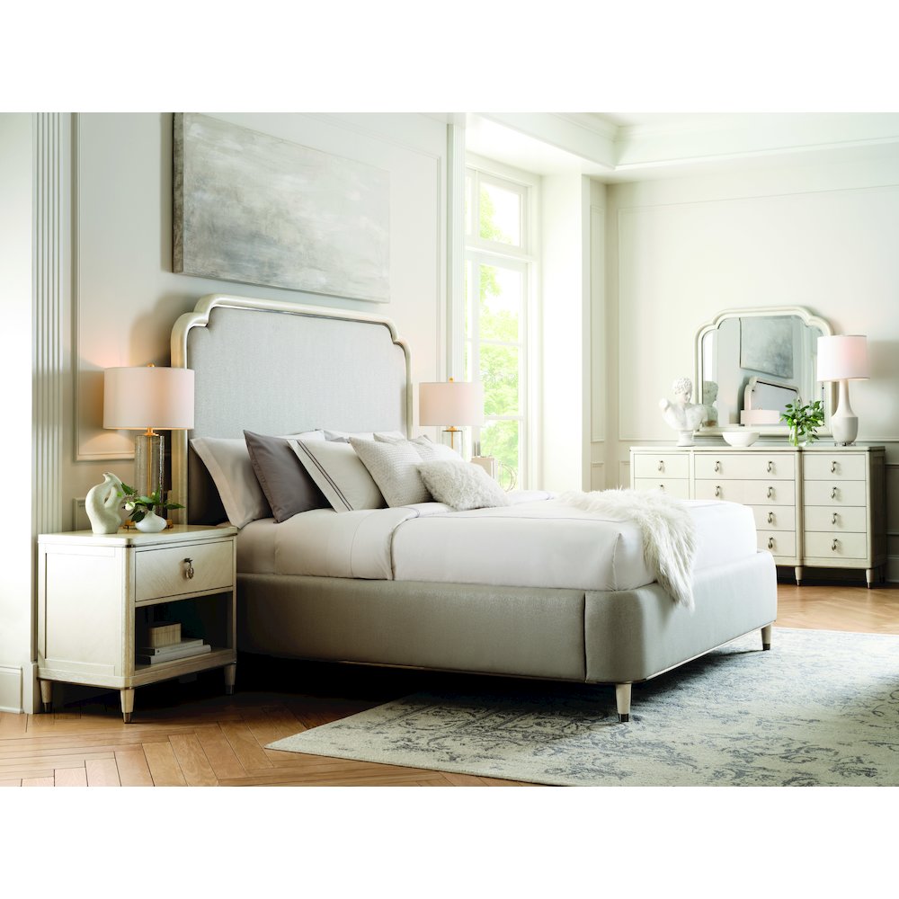 Grace Upholstered Queen Bed. Picture 9