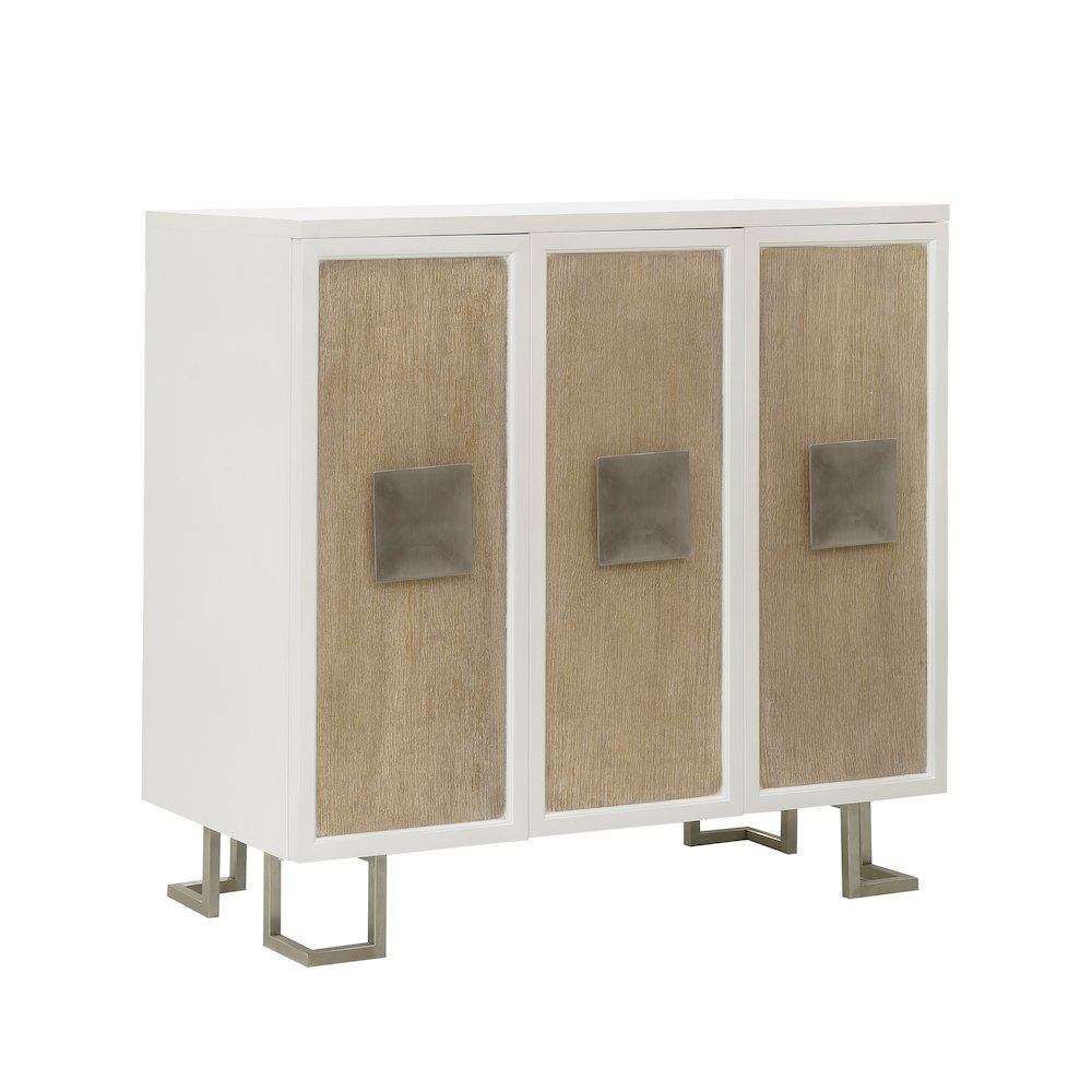 3 Door Storage Accent Chest with Drawer. Picture 3