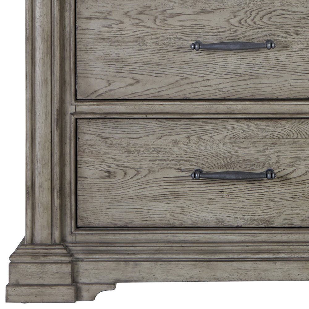 Madison Ridge 14 Drawer Master Chest in Heritage Taupe. Picture 4