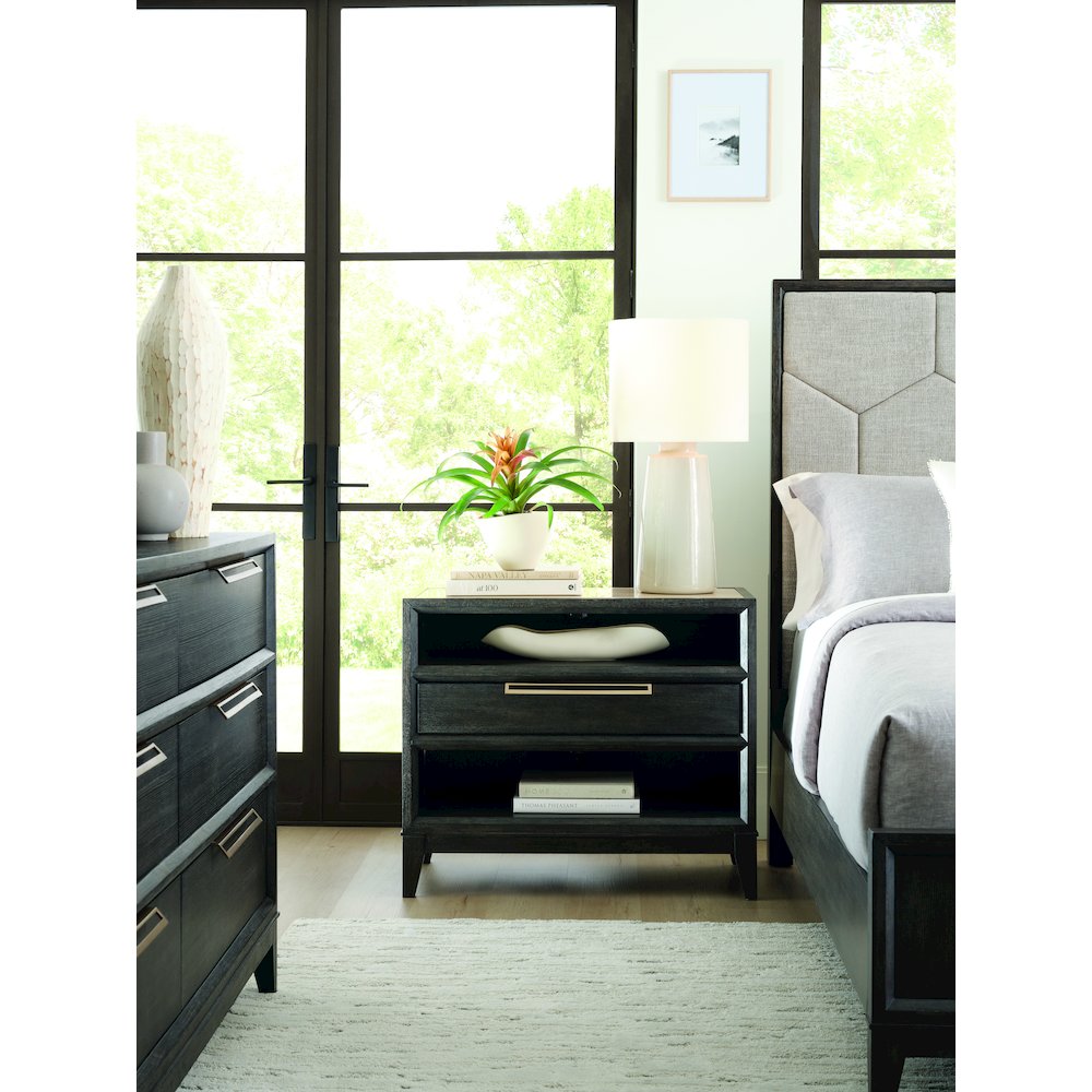 Quincy Stone-Top Bachelor's Chest with Storage Drawer. Picture 9