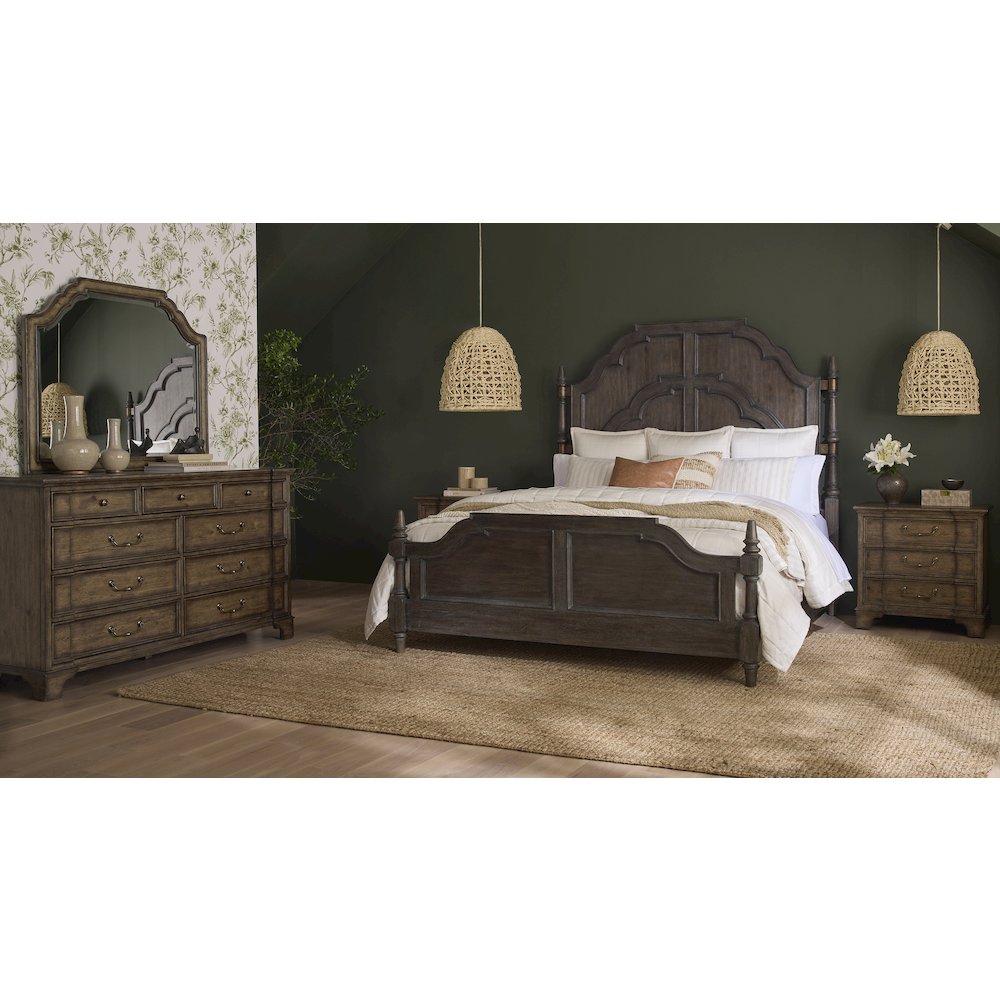 Revival Row Queen Panel Bed. Picture 8