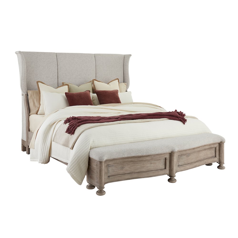 Higgins Street Queen Upholstered Bed. Picture 1
