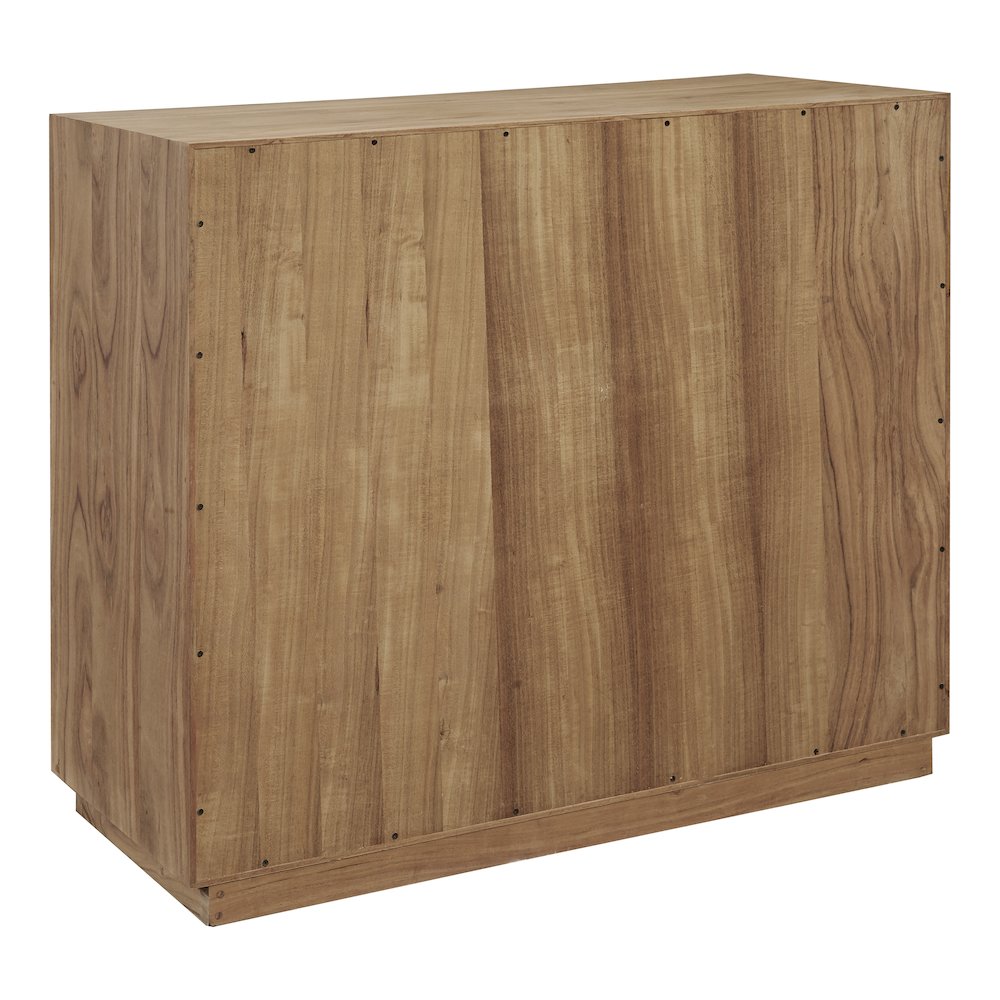 Two Door Leather Chest. Picture 5