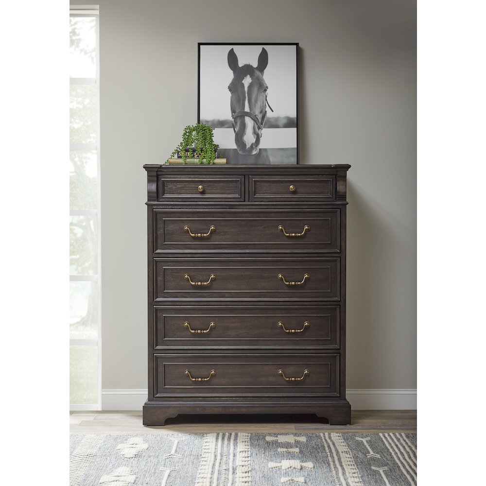 Hickory Creek 6 Drawer Chest. Picture 10
