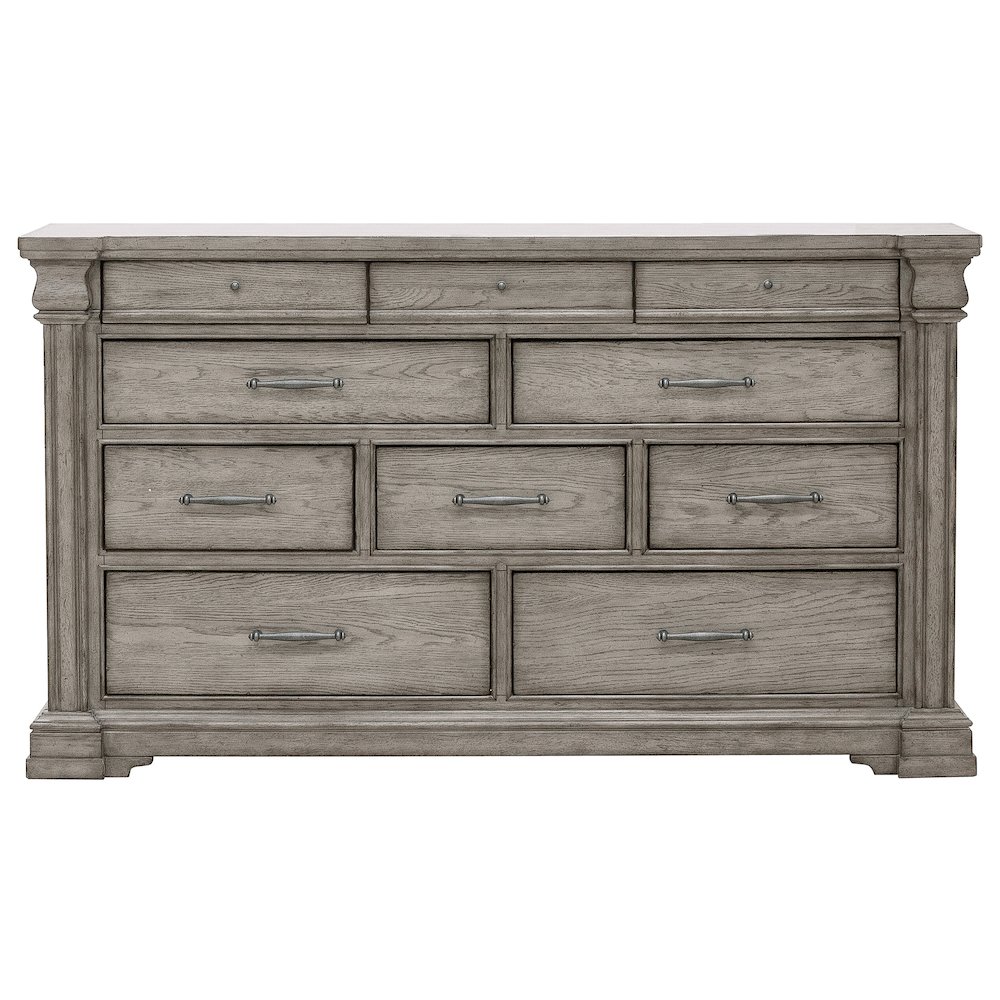 Madison Ridge 10 Drawer Dresser in Heritage Taupe. Picture 6