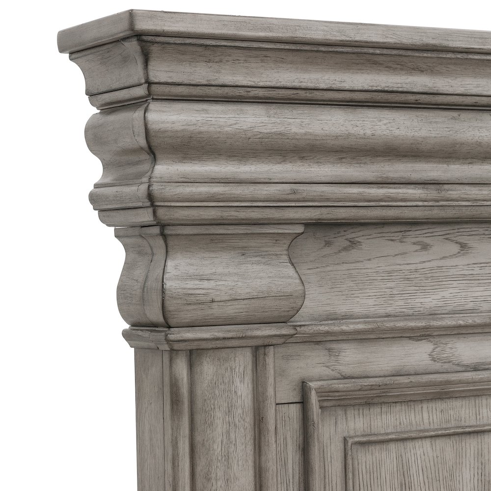 Madison Ridge Queen Panel Bed in Heritage Taupe. Picture 7