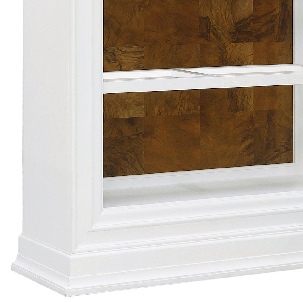 Open Storage 3 Shelf Bookcase with Natural Wood Back Panel. Picture 6
