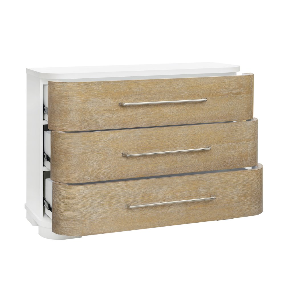 Two-Toned 3 Drawer Chest. Picture 6