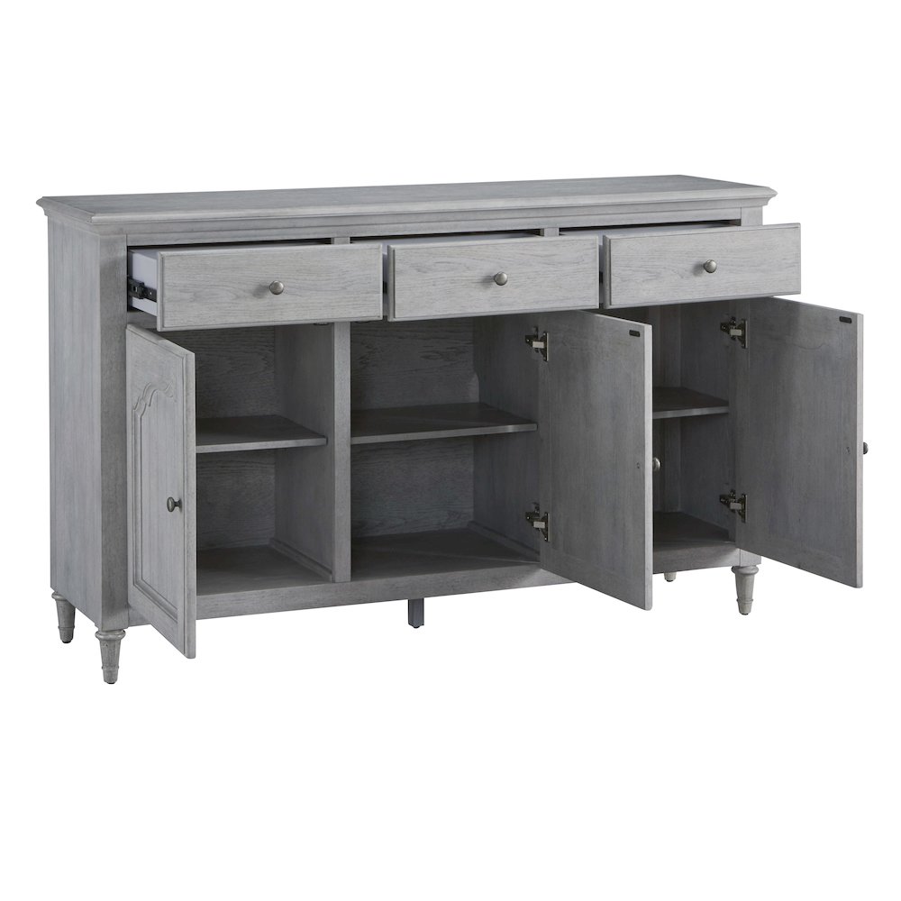 3-Door Credenza with Storage Drawers. Picture 4