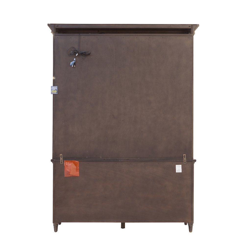 Revival Row Sliding Door Display Cabinet with Storage Drawers. Picture 4