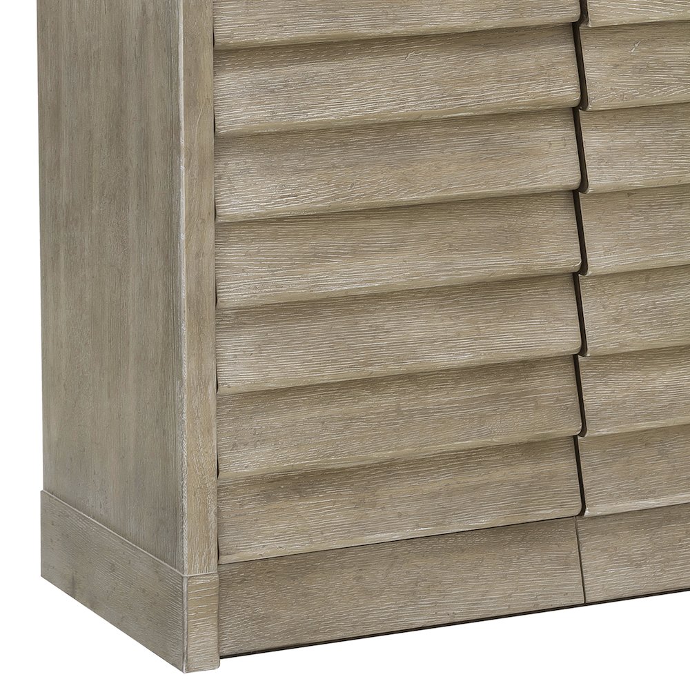 Modern 4 Door Credenza with Storage. Picture 8