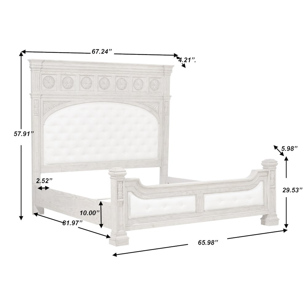 Kingsbury Queen Panel Bed. Picture 9