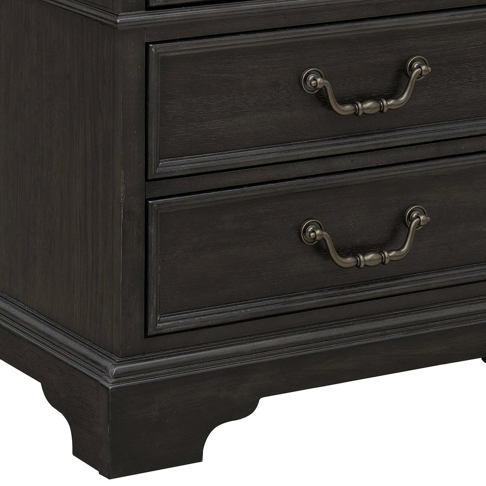 Hickory Creek 3 Drawer Nightstand. Picture 7