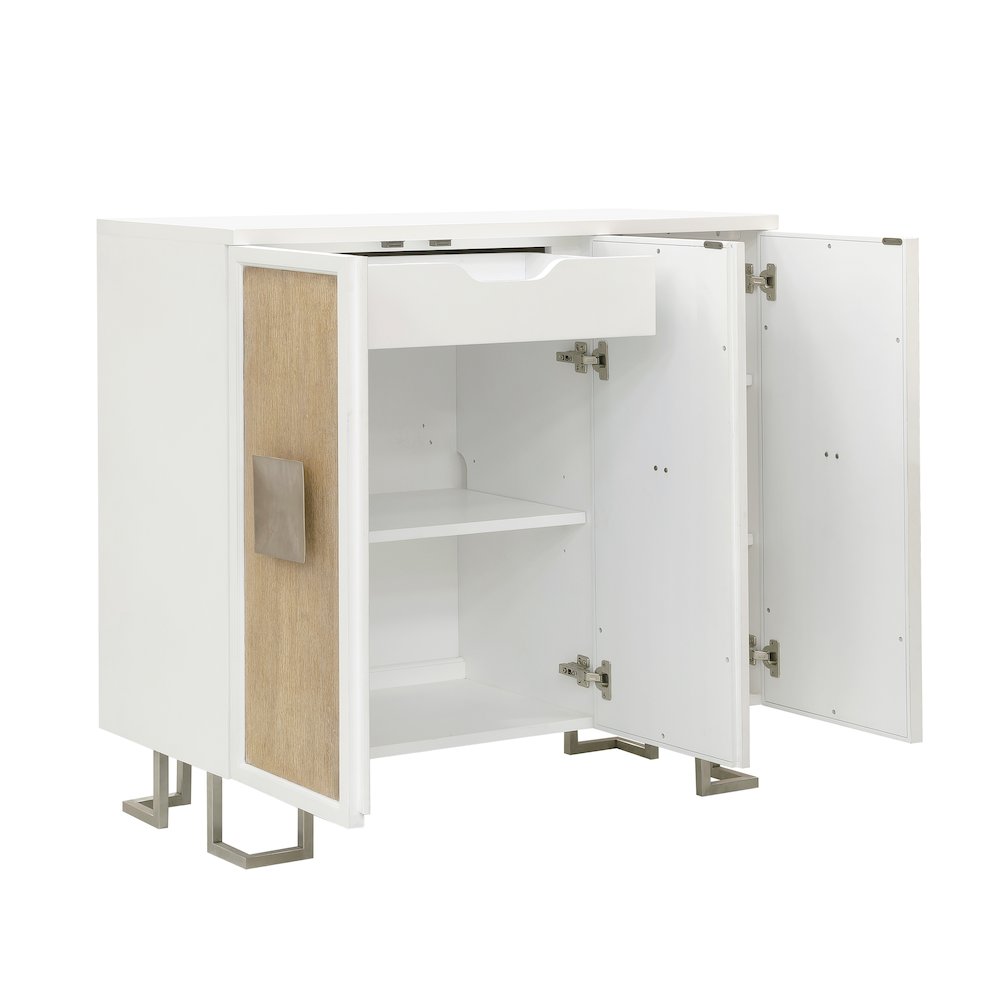 3 Door Storage Accent Chest with Drawer. Picture 4