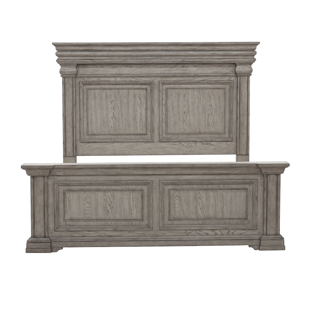 Madison Ridge Queen Panel Bed in Heritage Taupe. Picture 4