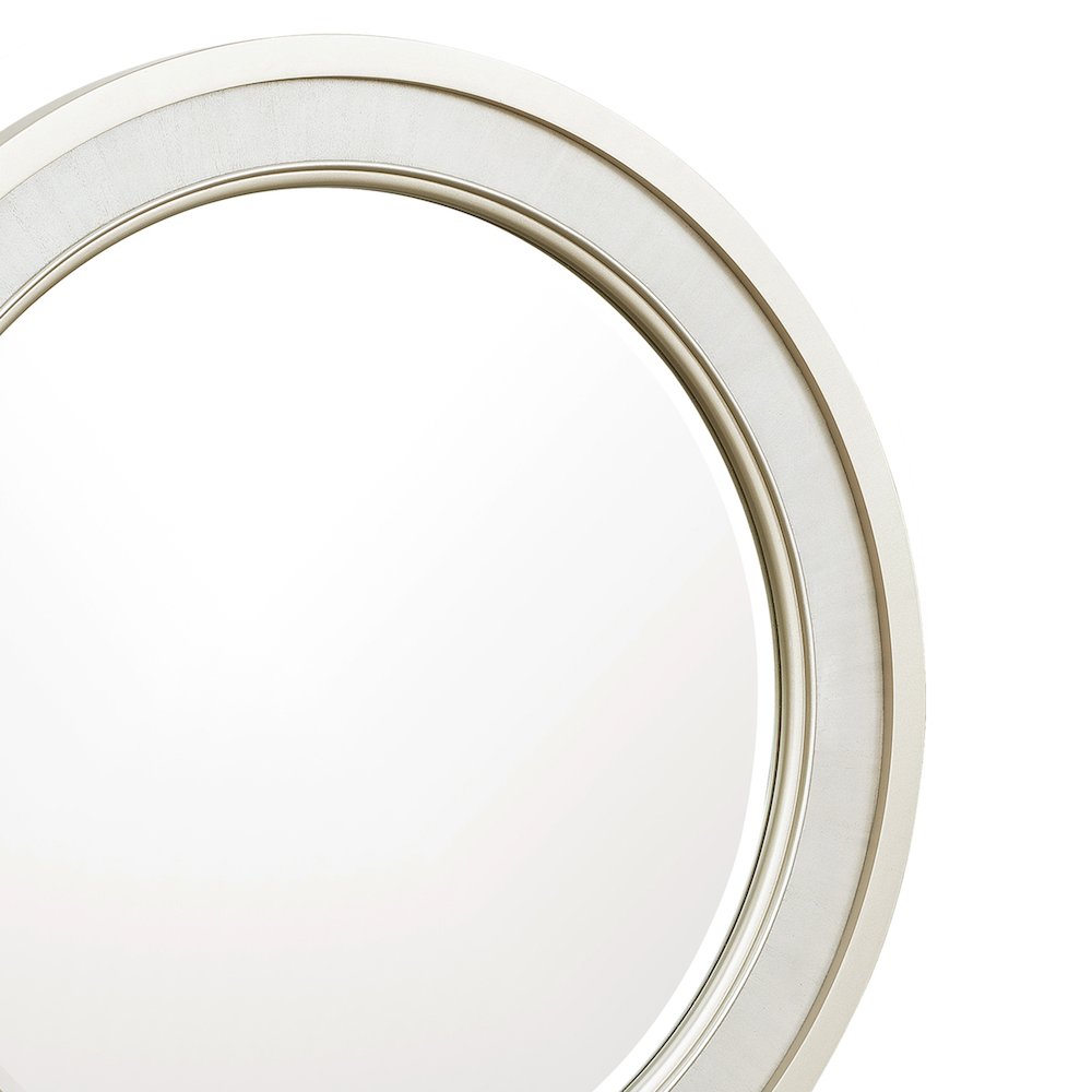 Zoey Round Beveled Mirror. Picture 5