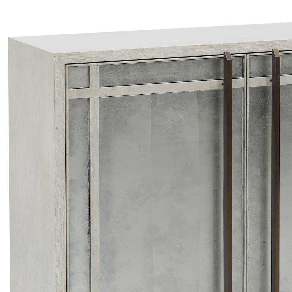 3 Door Eglomise Credenza. Picture 7