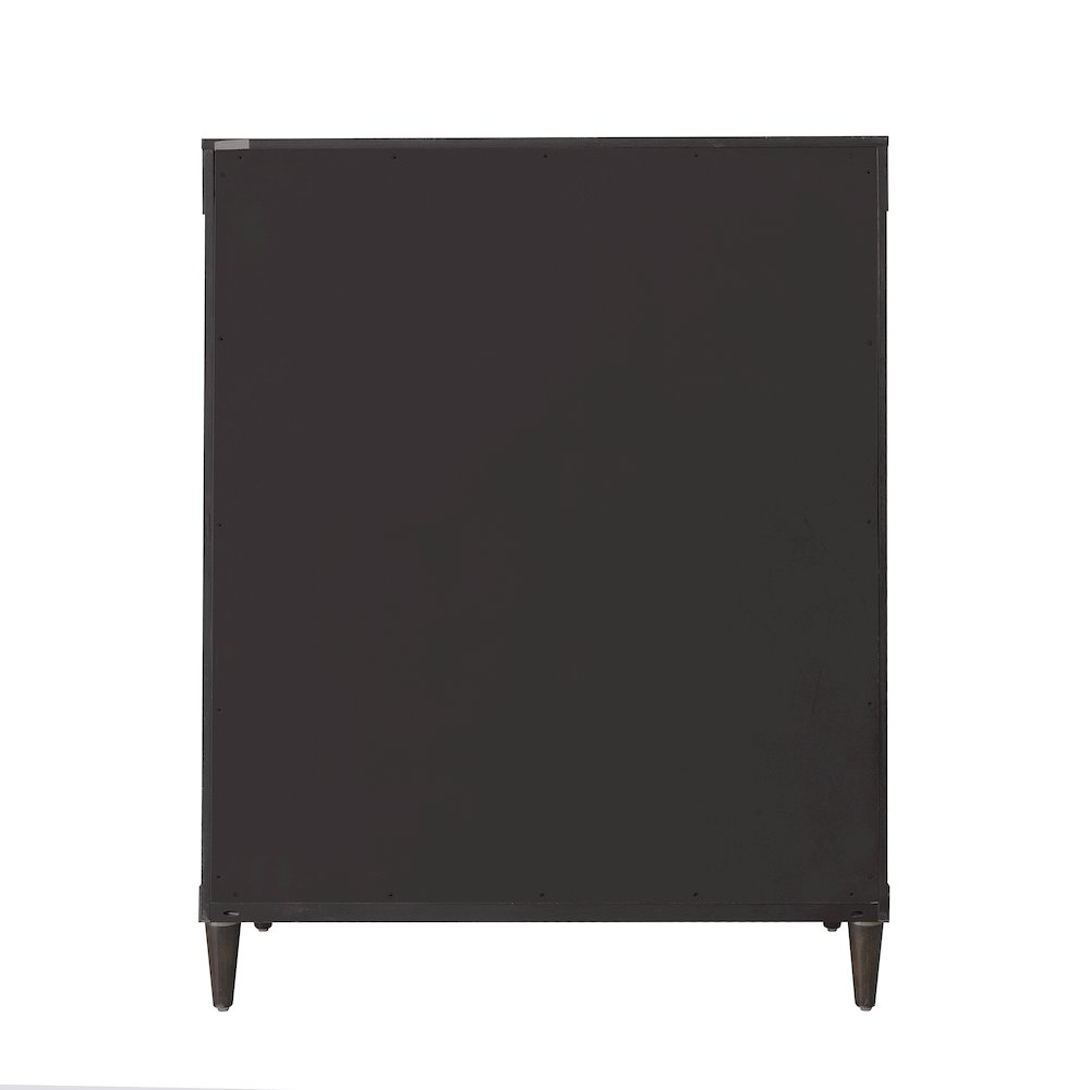 Asher Park 6 Drawer Chest, Piano Brown Finish. Picture 4