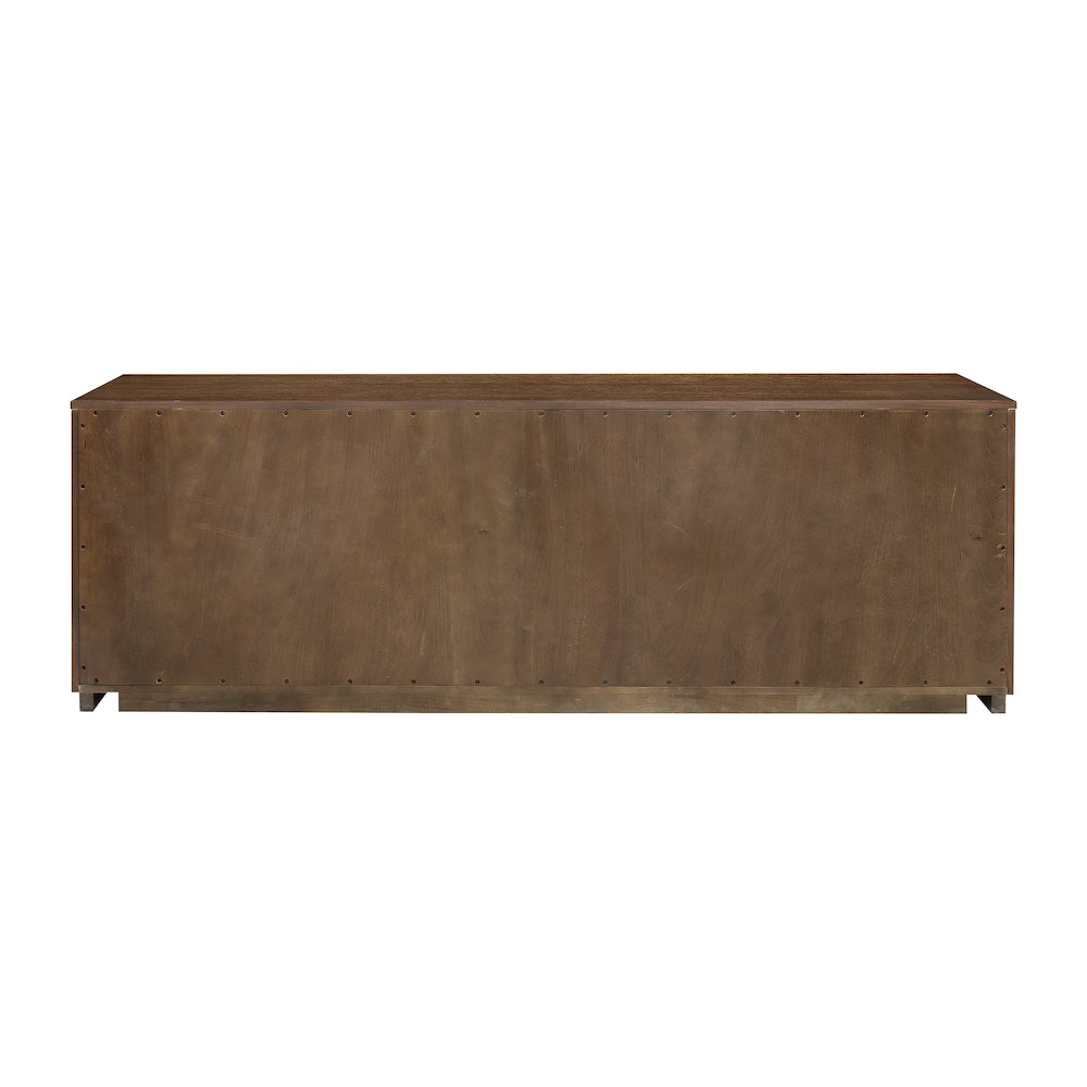 Multi-tonal 4 Door Credenza with Drawers. Picture 5