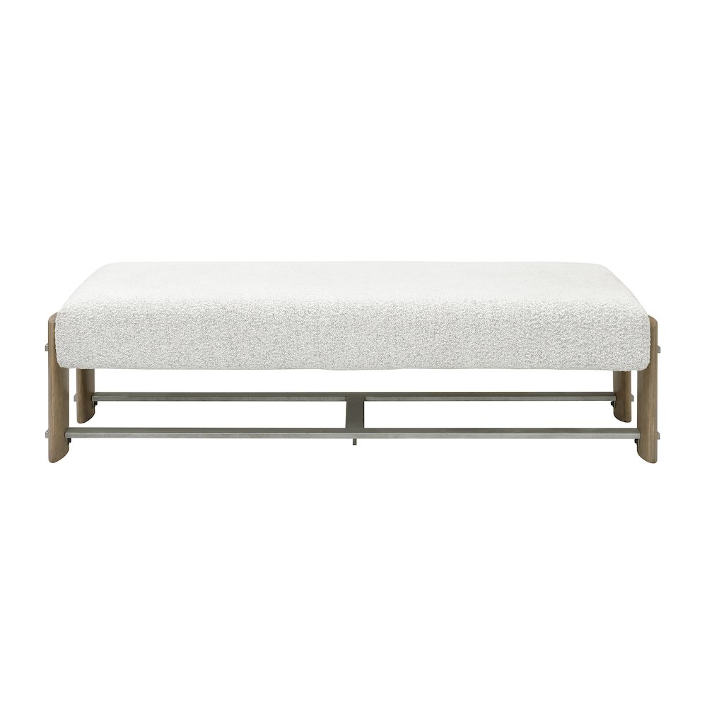 Modern Upholstered  Ottoman Bench. Picture 1
