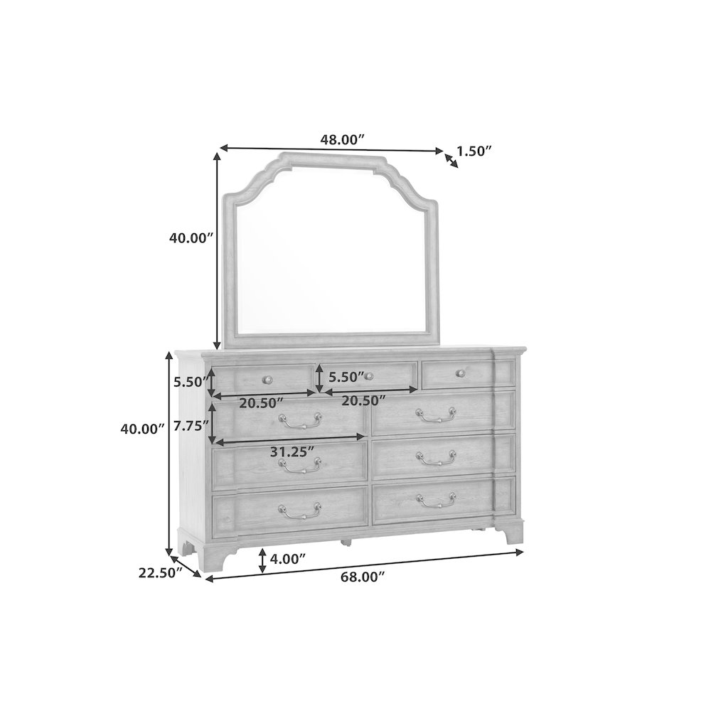 Revival Row 9-Drawer Dresser. Picture 10