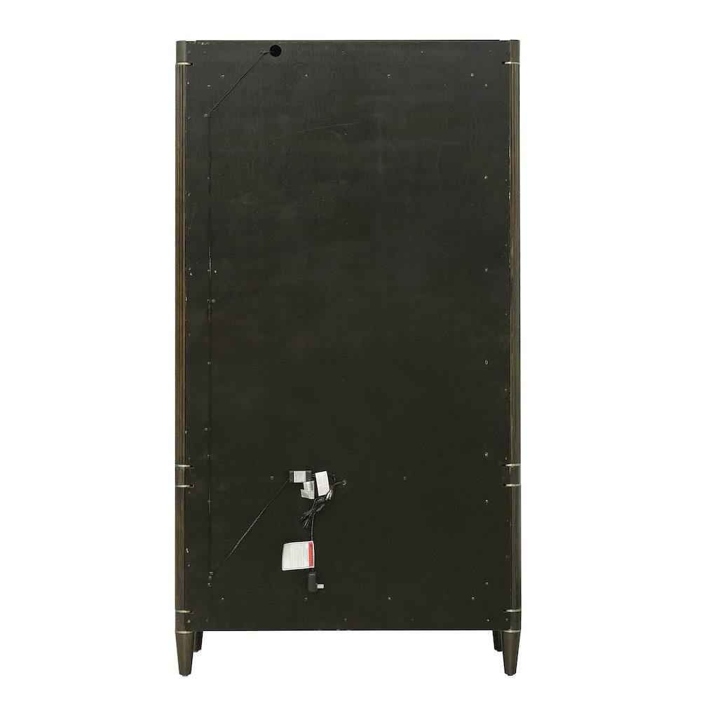 Asher Park Open Shelf Etagere, Piano Brown Finish. Picture 3