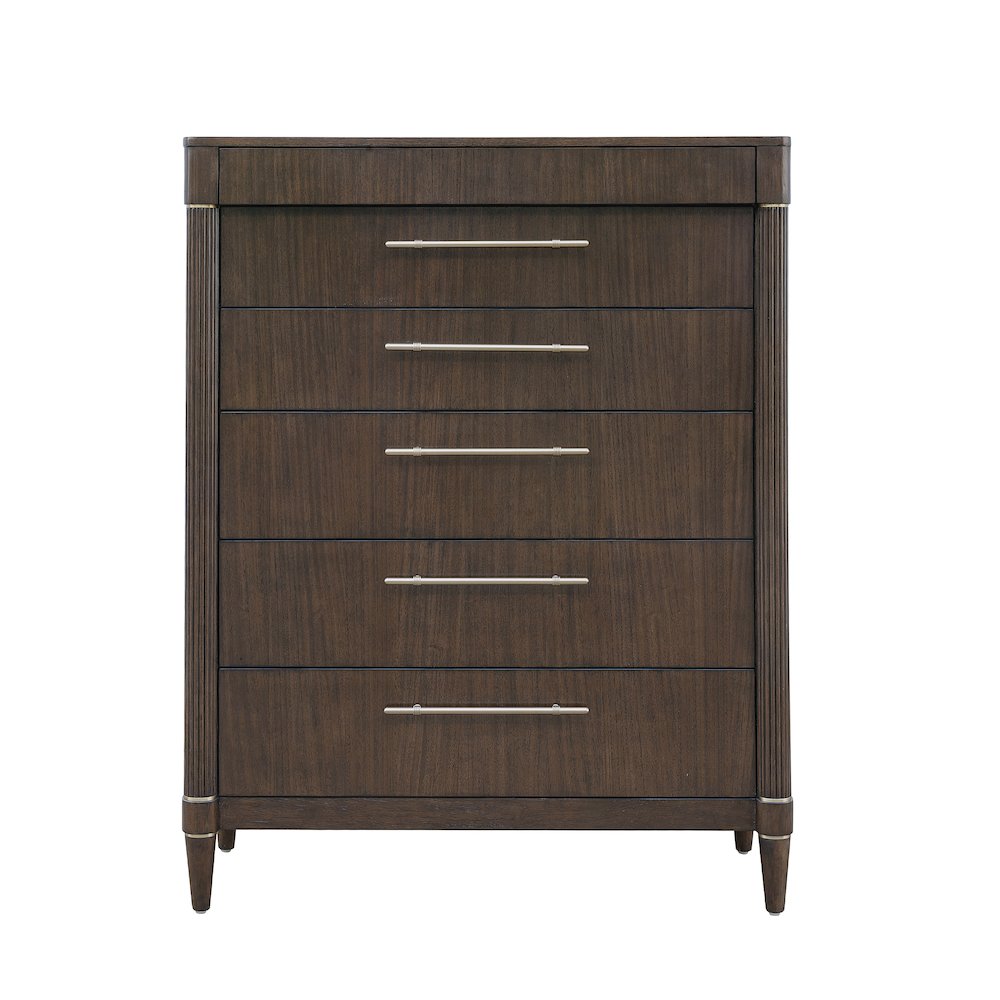 Asher Park 6 Drawer Chest, Piano Brown Finish. Picture 2