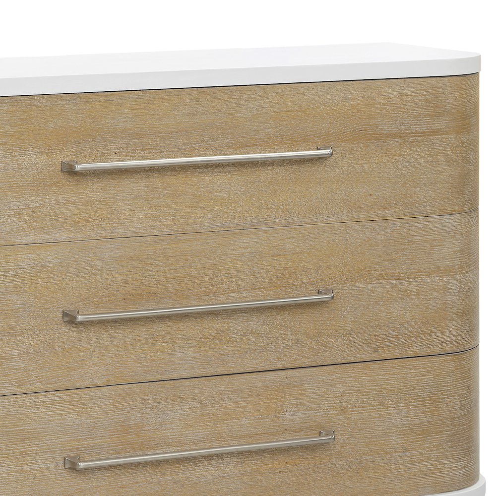 Two-Toned 3 Drawer Chest. Picture 7