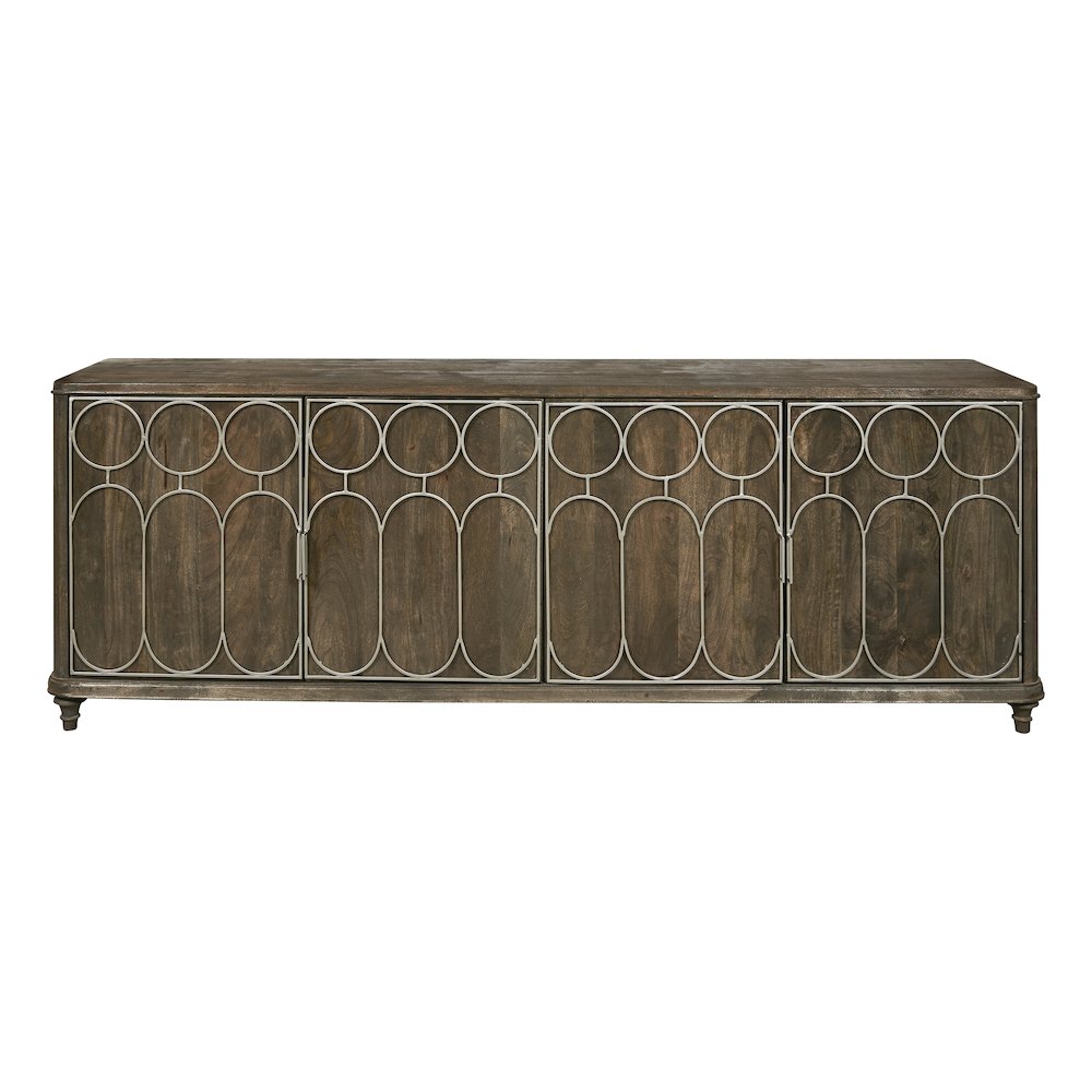 4-Door Console with Tray Drawers. Picture 1