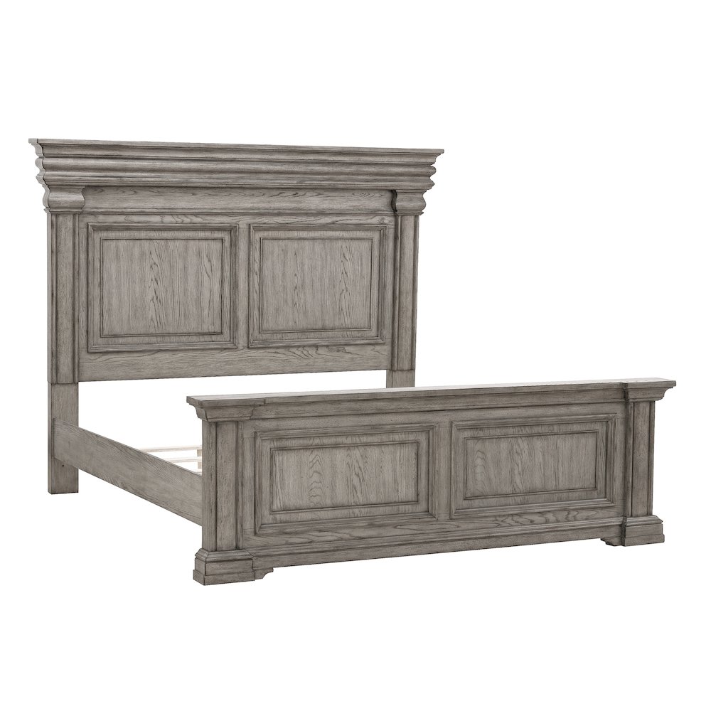 Madison Ridge Queen Panel Bed in Heritage Taupe. Picture 5