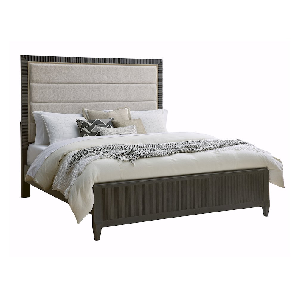 West End Loft Upholstered Queen Bed. Picture 1