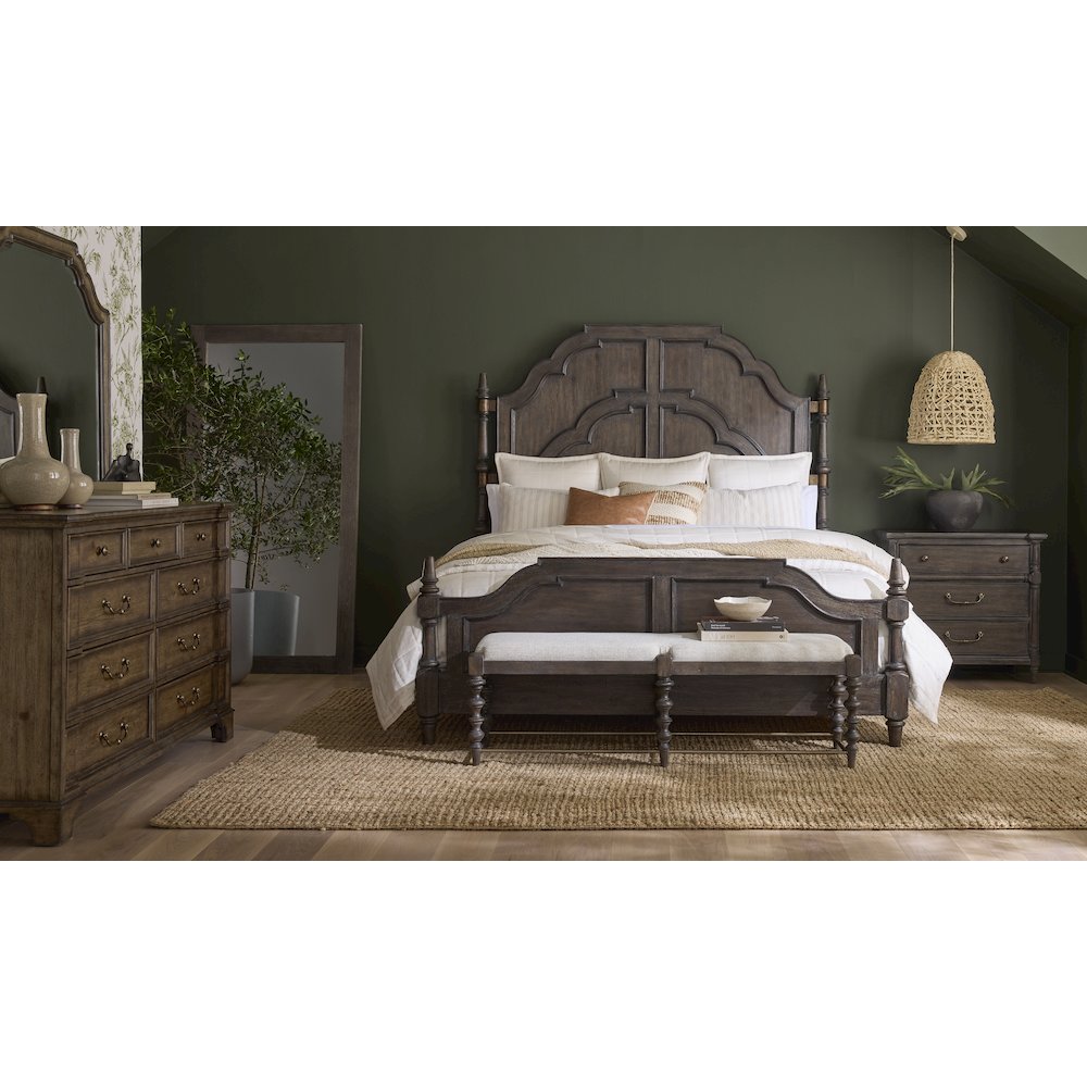 Revival Row Queen Panel Bed. Picture 9