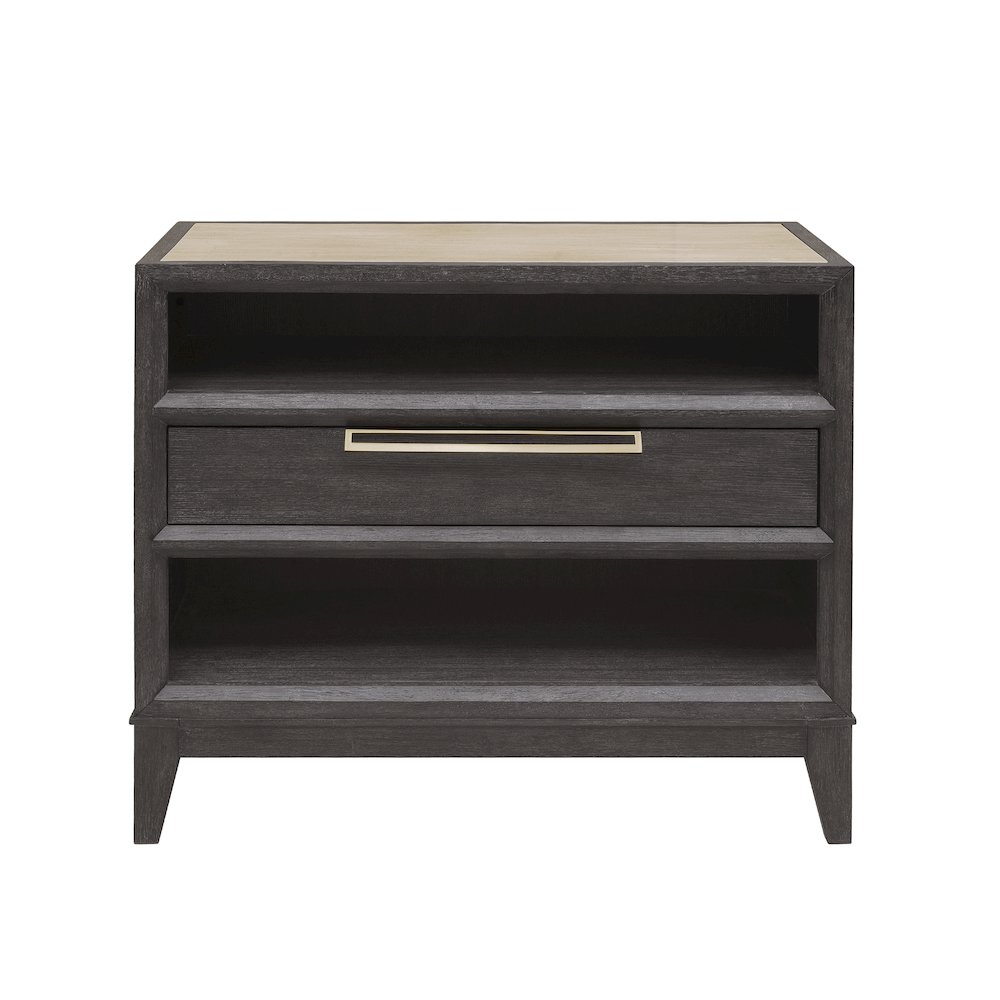 Quincy Stone-Top Bachelor's Chest with Storage Drawer. Picture 2