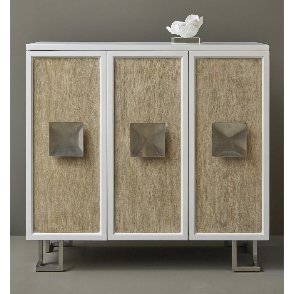 3 Door Storage Accent Chest with Drawer. Picture 9