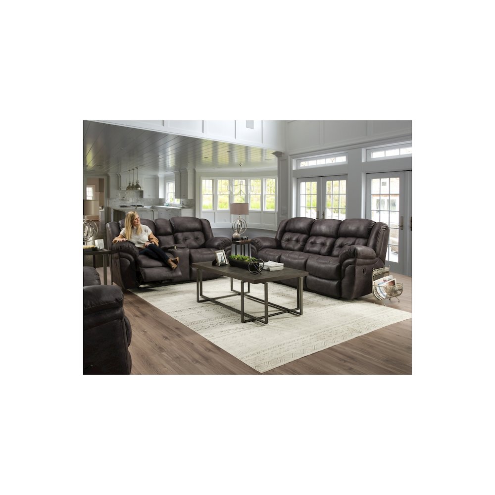 Haven Reclining Console Loveseat. Picture 2