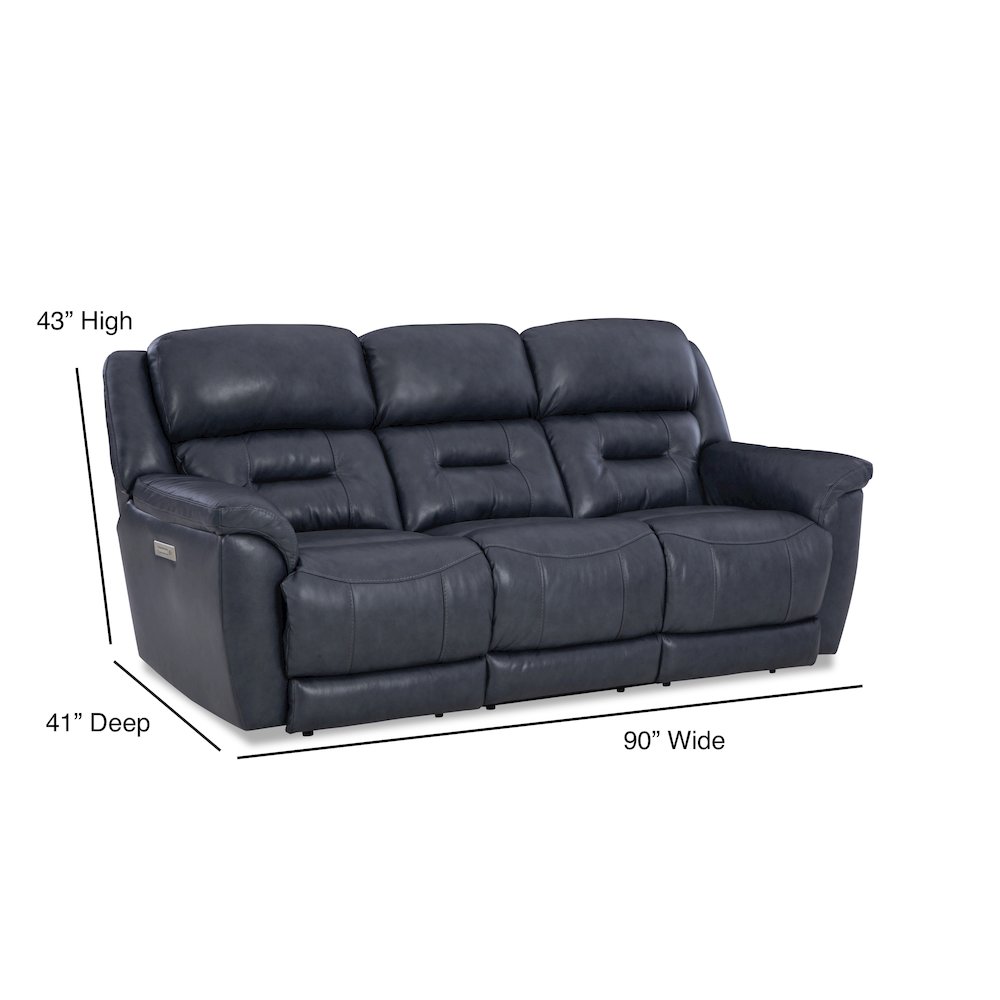 Contender Triple Power, Zero Gravity Sofa, Blue. Picture 3