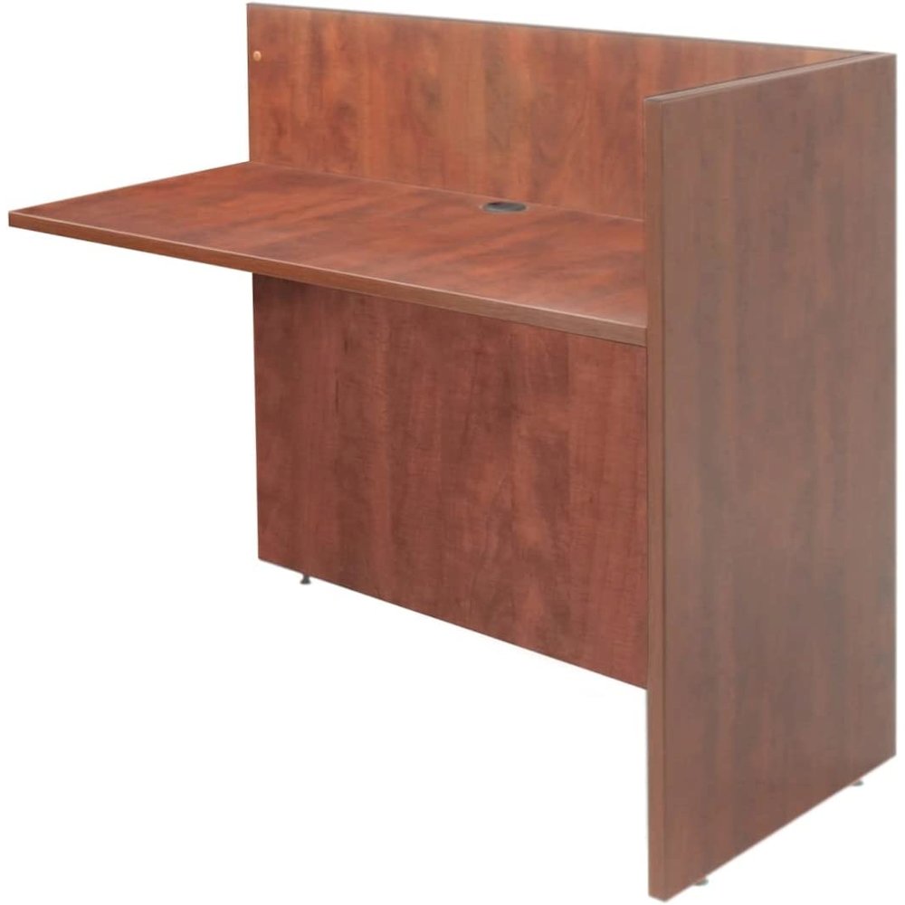 Legacy Reception Desk Return Shell- Cherry. Picture 1