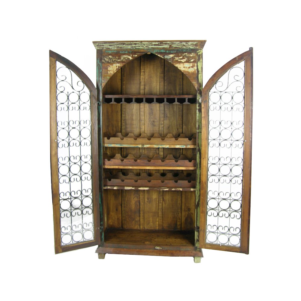 Trinidad Tall Wine Cabinet. Picture 2