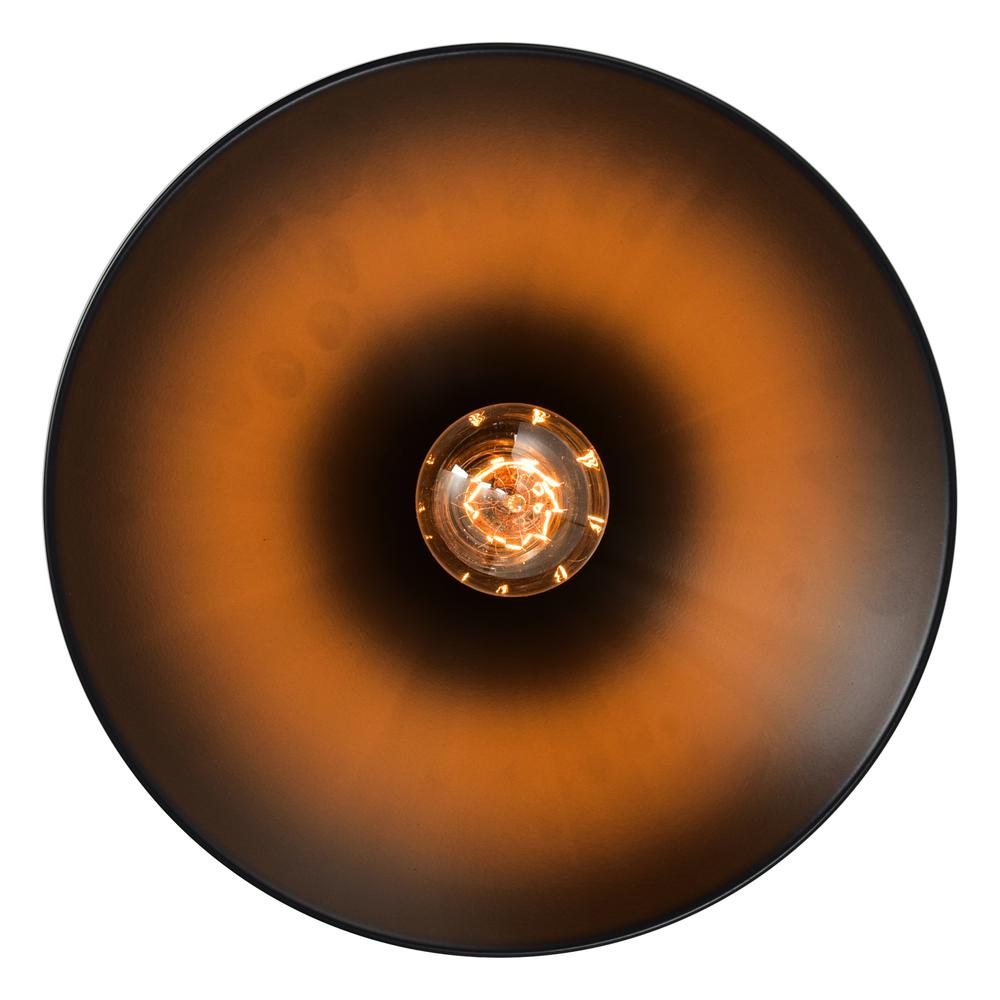 Brave 1 Light Black Mini Pendant. Picture 4