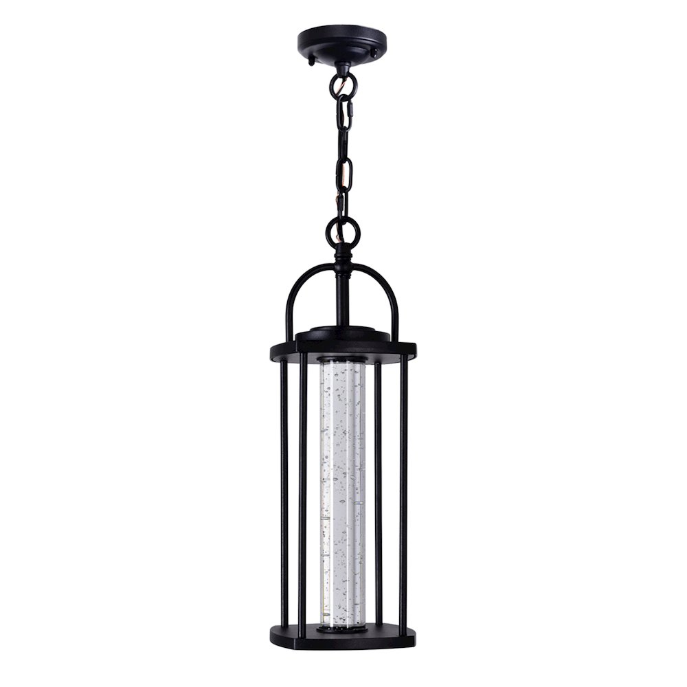 Greenwood LED Outdoor Black Pendant. Picture 7