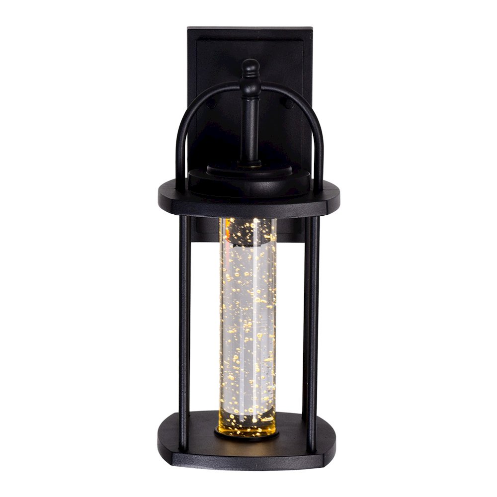 Greenwood LED Outdoor Black Wall Lantern. Picture 3
