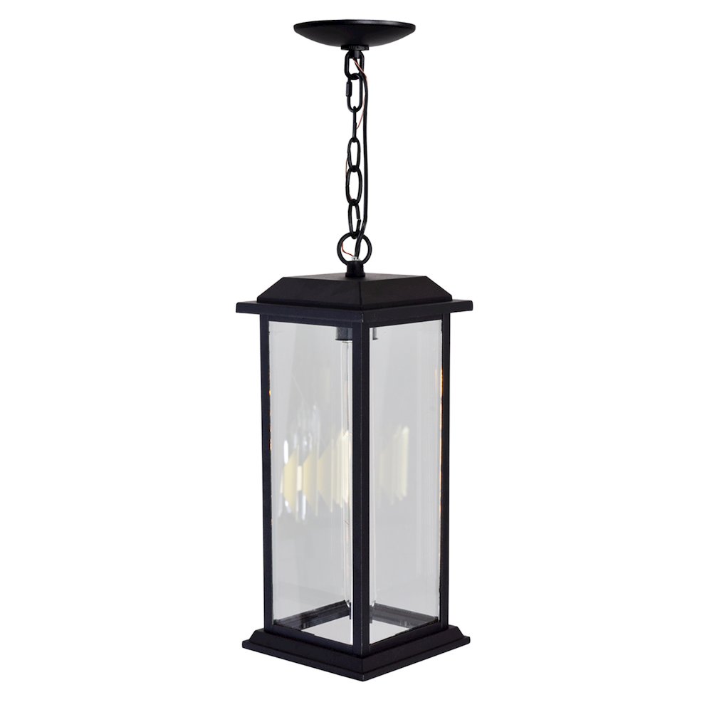 Blackbridge 1 Light Outdoor Black Pendant. Picture 4
