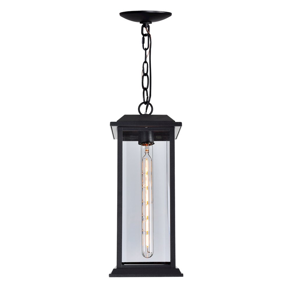 Blackbridge 1 Light Outdoor Black Pendant. Picture 5