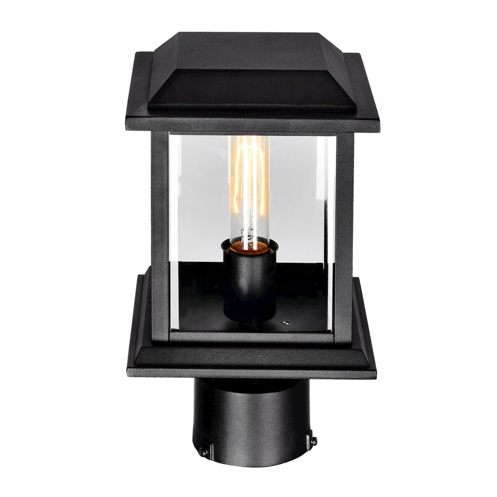 Blackbridge 1 Light Outdoor Black Lantern Head. Picture 3