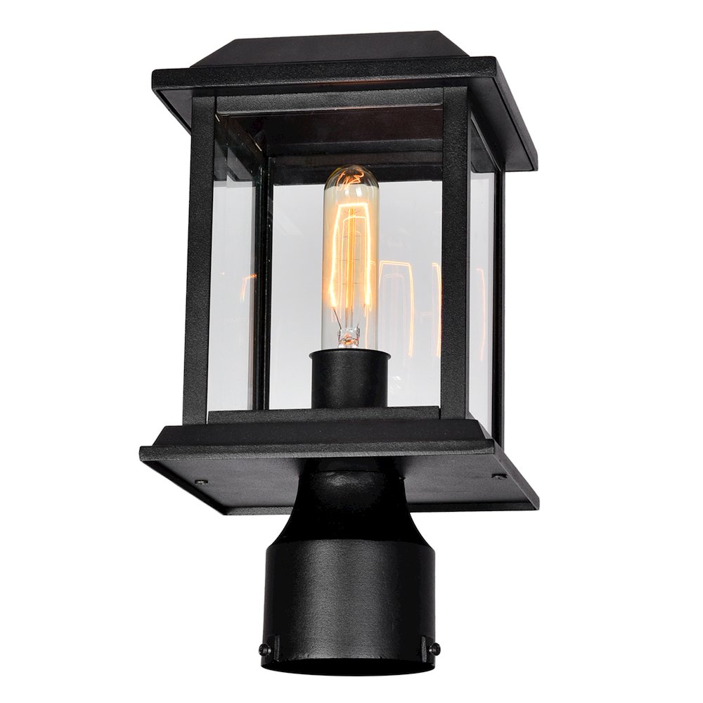 Blackbridge 1 Light Outdoor Black Lantern Head. Picture 4