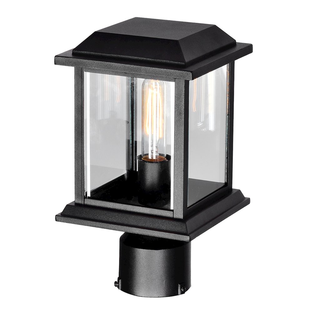 Blackbridge 1 Light Outdoor Black Lantern Head. Picture 5