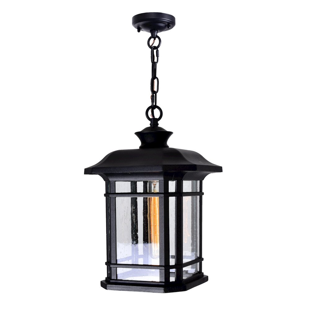 Blackburn 1 Light Outdoor Black Pendant. Picture 4
