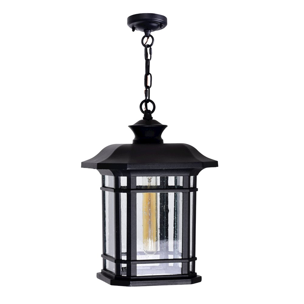 Blackburn 1 Light Outdoor Black Pendant. Picture 6
