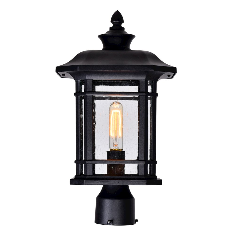 Blackburn 1 Light Outdoor Black Lantern Head. Picture 2