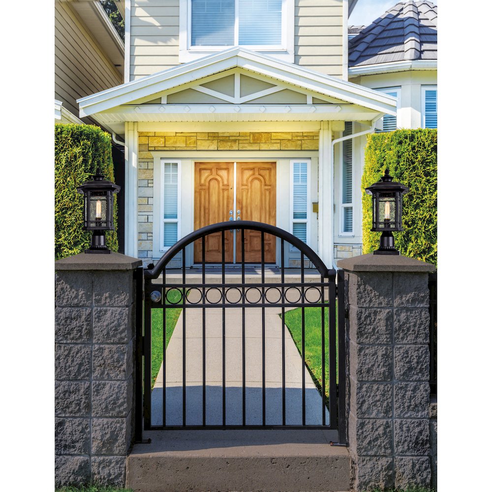 Blackburn 1 Light Outdoor Black Lantern Head. Picture 7
